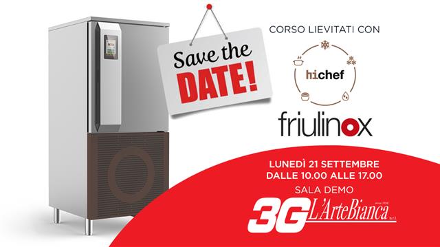 Save The Date - Corso Hichef Friulinox